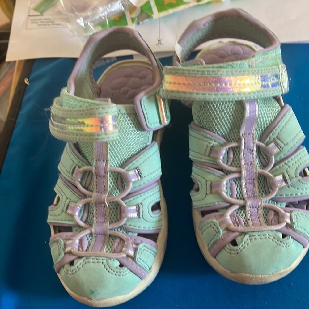 Wonder Nation Sport Sandals with Closed-Toe Design 10
